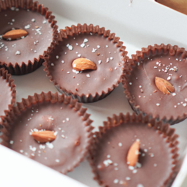 DARK Vegan Peanut Butter Cups - Delidrop