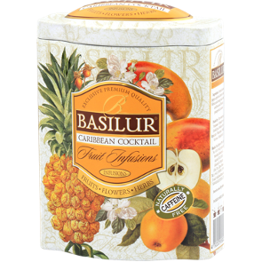 BASILUR TEA "Fruit Infusions" Caribbean Cocktail - T. Caddy (100g)