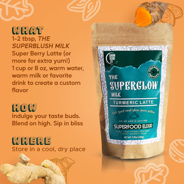 The Superglow Milk Turmeric Latte - Delidrop