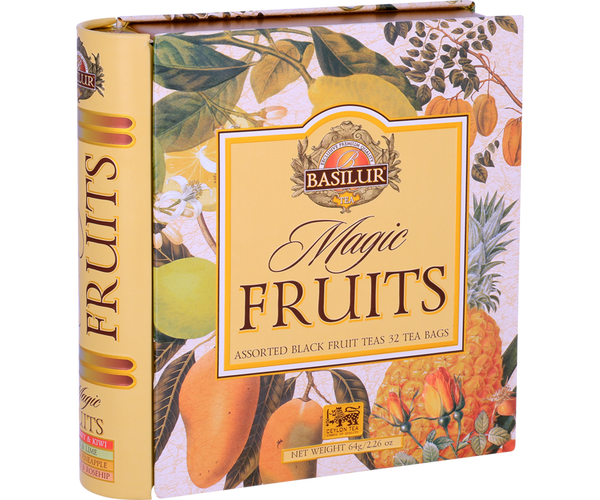 BASILUR TEA BOOK Magic Fruits "Assorted Black Fruit Teas" (32 Tea Bags) - Delidrop