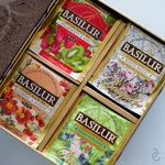 BASILUR TEA BOOK Collection No. 1 "Assorted Black & Green Teas" (32 Tea Bags) - Delidrop