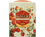 BASILUR TEA "Fruit Infusions" Strawberry & Raspberry - T. Caddy (100g) - Delidrop