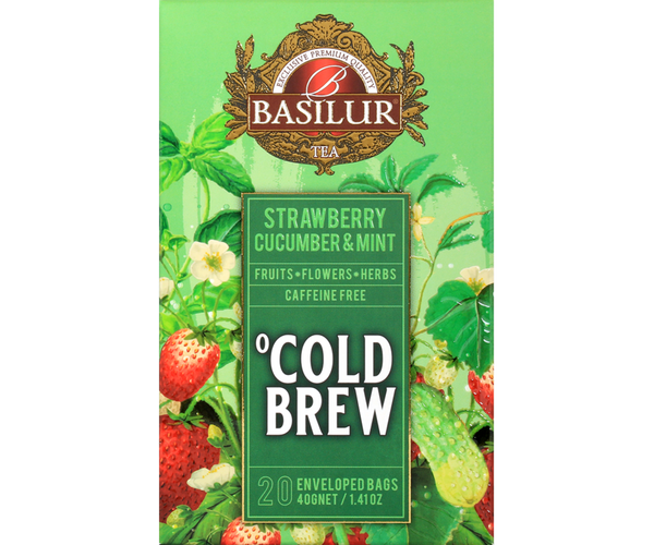 BASILUR TEA Cold Brew "Strawberry Cucumber & Mint" - Delidrop