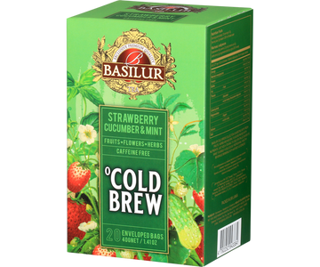 BASILUR TEA Cold Brew "Strawberry Cucumber & Mint"