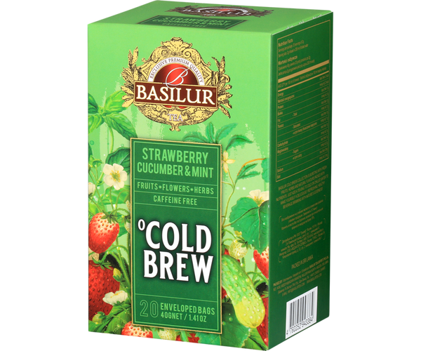 BASILUR TEA Cold Brew "Strawberry Cucumber & Mint" - Delidrop