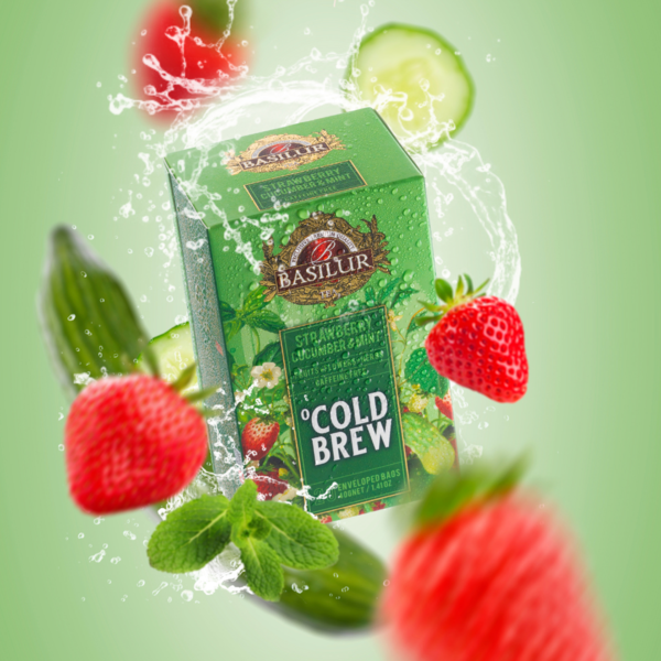 BASILUR TEA Cold Brew "Strawberry Cucumber & Mint" - Delidrop