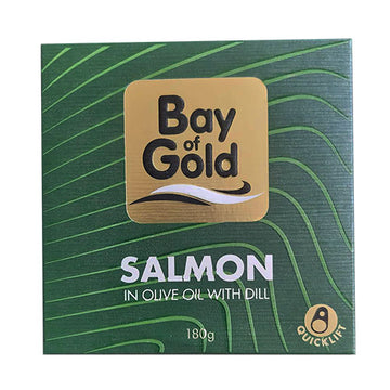 Bay of Gold Salmon in Olive Oil with Dill 180g