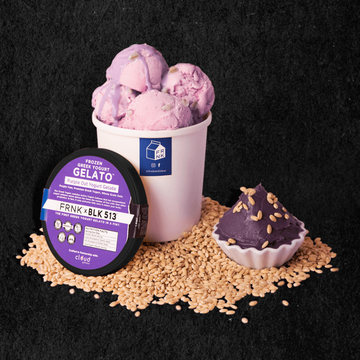 Purple Oat Greek Yogurt Gelato