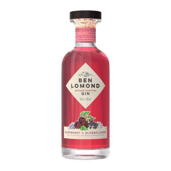 Ben Lomond Raspberry & Elderflower Gin 38% - Delidrop