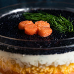 Caviar Pie with Smoked Salmon - Delidrop