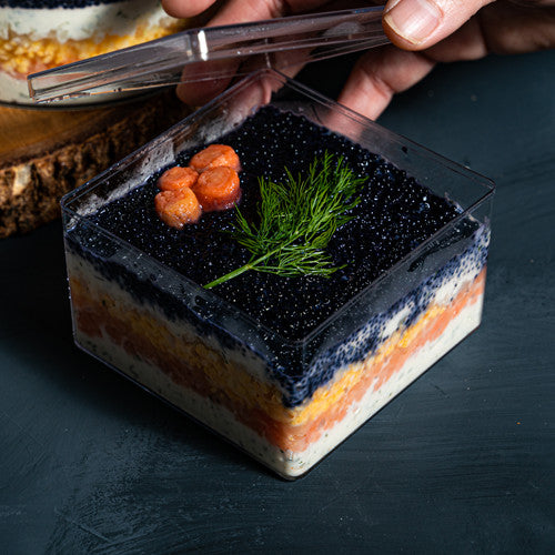 Caviar Pie with Smoked Salmon - Delidrop