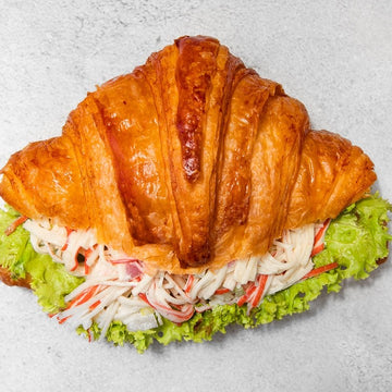 Crabstick Salad Croissant Sandwich