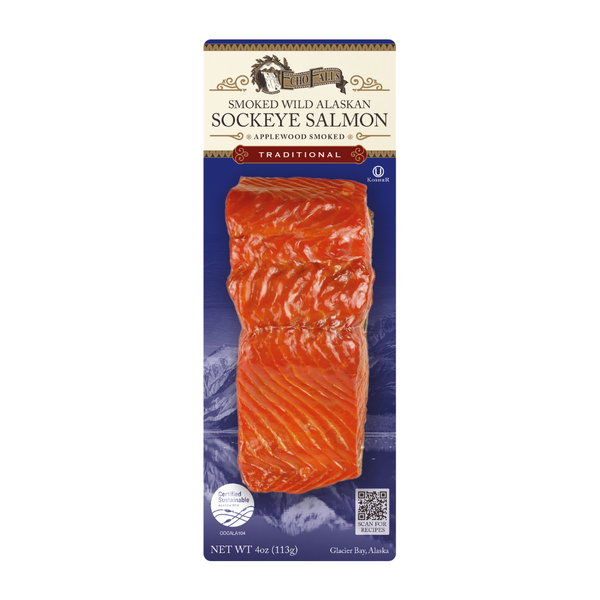 Echo Falls Smoked Wild Alaskan Sockeye Salmon Traditional - Delidrop