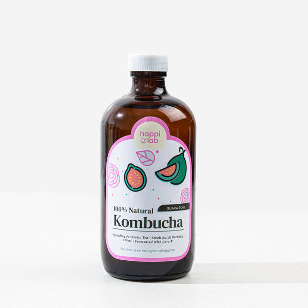 Happilab Kombucha Guava Rose - Delidrop