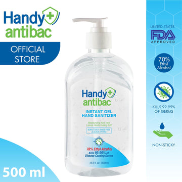 Handy Antibac Gel Hand Sanitizer 500ml pump bottle