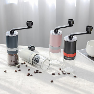 Portable Manual Coffee Grinder (Black - 100ml)