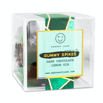 Honest Junk Gummy Spikes Dark Chocolate Lemon Gin