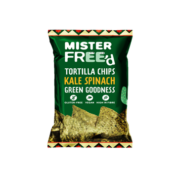 Mister Free'd Tortilla Chips Kale and Spinach