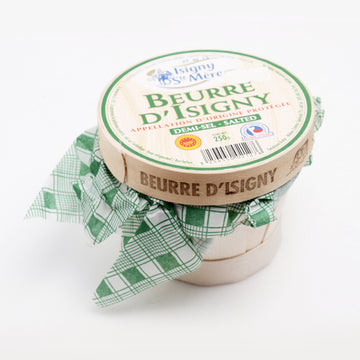 Isigny Ste Mere Salted Butter in Basket