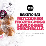 Mo' Cookies Frozen Choco Lava Cookie Dough Balls - Delidrop