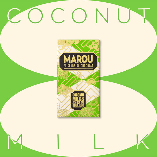 Marou Coconut Milk Ben Tre 55% - Delidrop