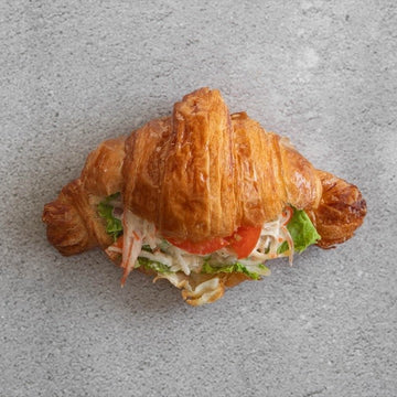 Mini Crabstick Salad Croissant Sandwich