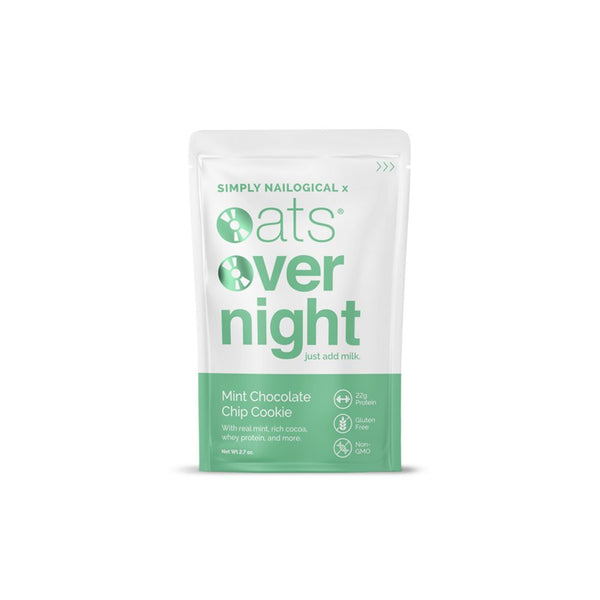 Oats Over Night Mint Chocolate Chip Cookie 22g Protein - Delidrop