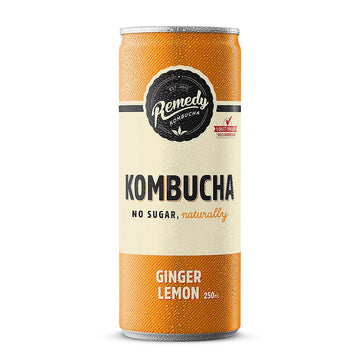 Remedy Organic Kombucha Ginger Lemon