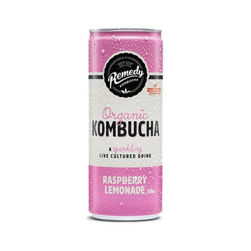 Remedy Organic Kombucha Raspberry Lemonade