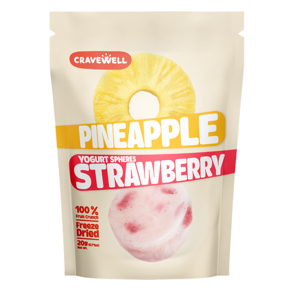 Pineapple Strawberry Yogurt Sphere Fruit Crunch - Delidrop