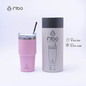 Fibo Classic Tumbler 20oz Insulated Stainless Steel Desk Tumbler