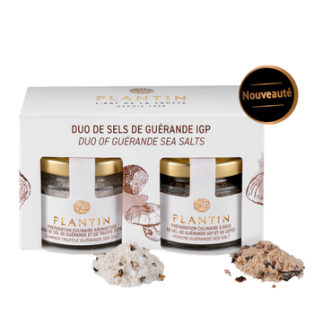 Plantin Duo of Guerande Salt (Truffle & Porcini)