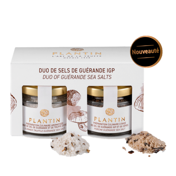 Plantin Duo of Guerande Salt (Truffle & Porcini) - Delidrop