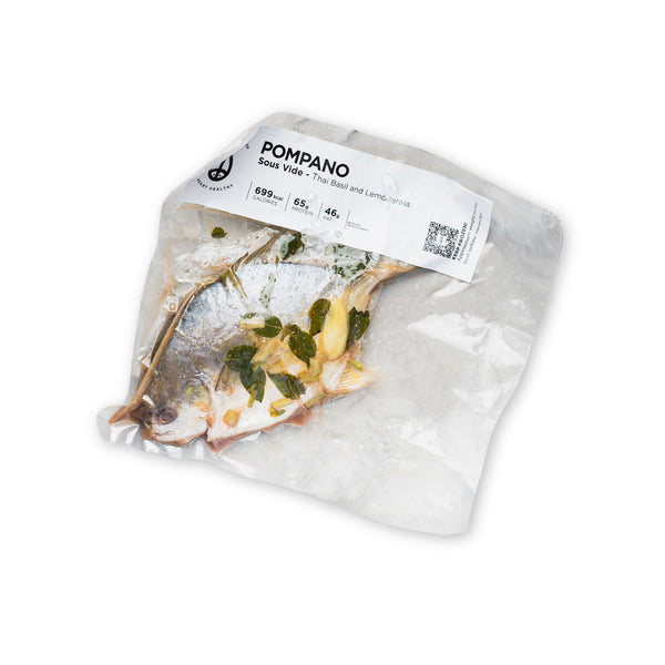 Pompano Sous Vide in Thai Basil and Lemongrass - Delidrop