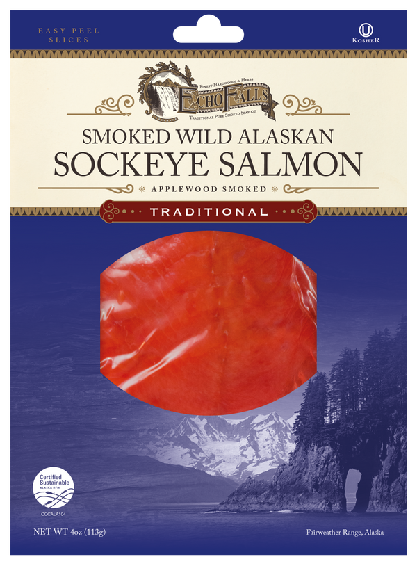 Echo Falls Apple Wood Smoked Wild Alaskan Salmon GravLax - Delidrop