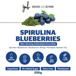 Frozen Smoothie Cubes Spirulina-Blueberries - Delidrop