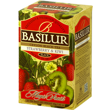 BASILUR TEA "Magic Fruits" Strawberry & Kiwi - T. Caddy