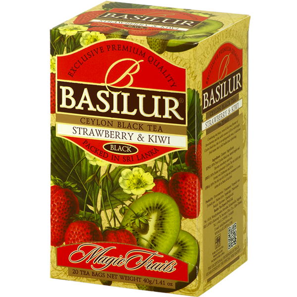 BASILUR TEA "Magic Fruits" Strawberry & Kiwi - T. Caddy - Delidrop