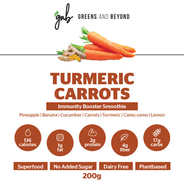 Frozen Smoothie Cubes Turmeric-Carrots