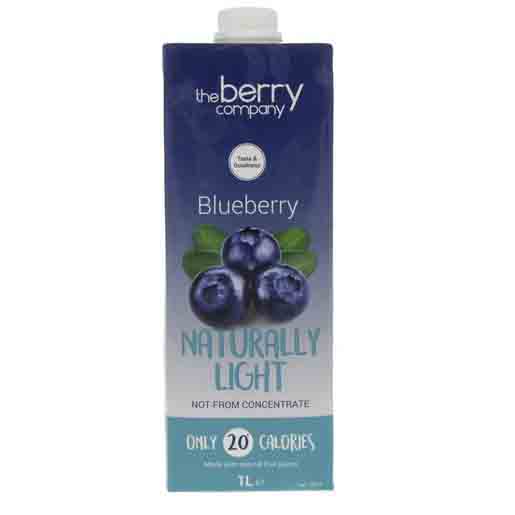 The Berry Company Low Calorie Blueberry Naturally Light - Delidrop