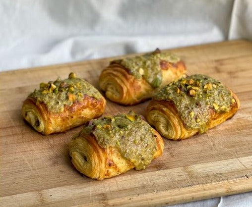 Twice-Baked Pistachio Pain Au Chocolat - Delidrop