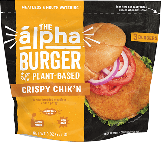 Alpha Foods Chik'n Burger Patties - Delidrop