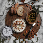 Manchego Curado with Almond Olive Tapenade - Delidrop