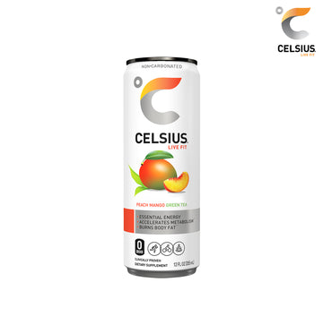 Celsius Fitness Energy Drink Peach Mango Green Tea