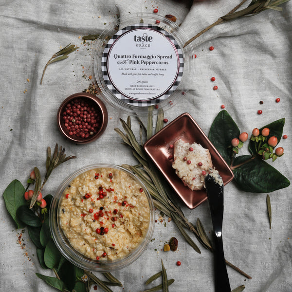 Quattro Formaggio Spread with Pink Peppercorn - Delidrop