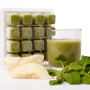 Frozen Smoothie Cubes Spinach-Pear